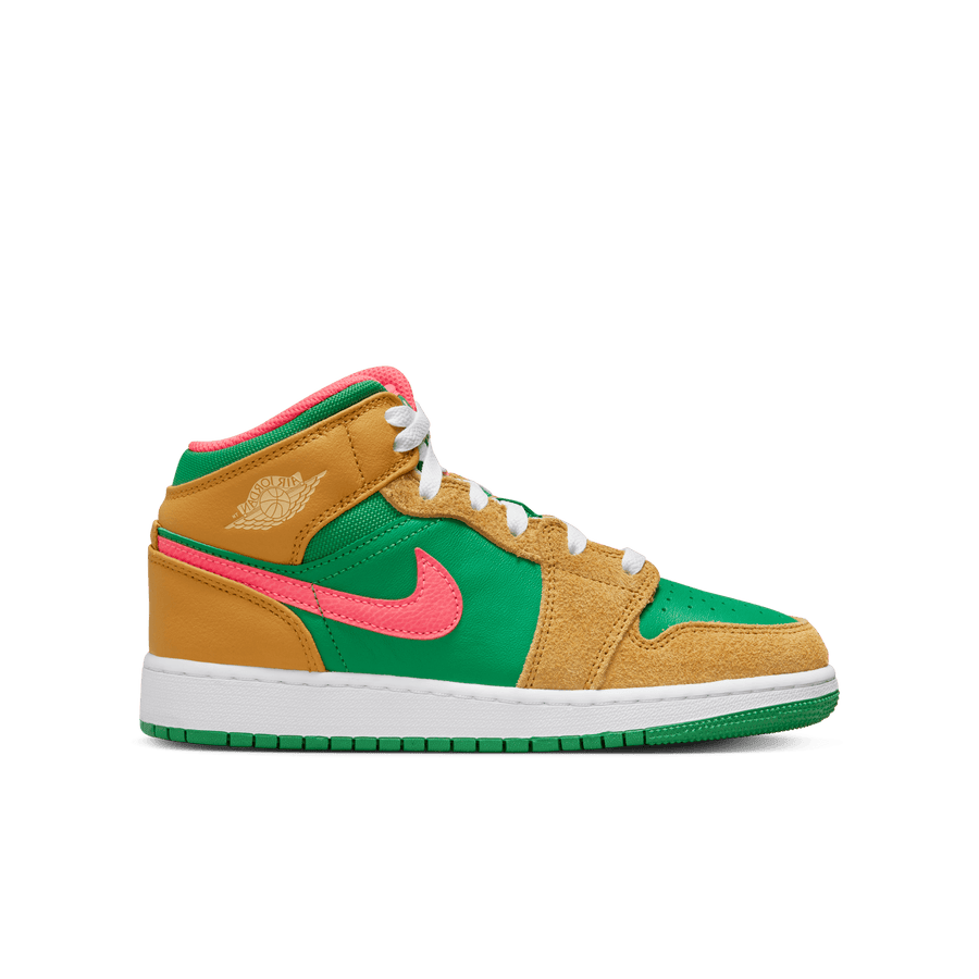 Air Jordan 1 Mid Wheat Watermelon